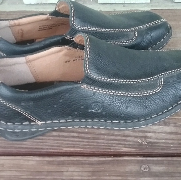Born Black Leather Loafers  NWOB - Picture 4 of 7